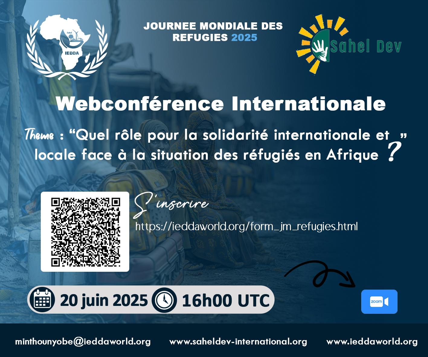 Annonce de la Journée Mondiale des Réfugiés